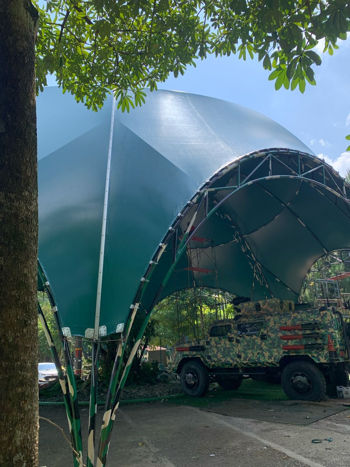 Tenda Membran Fleksibel