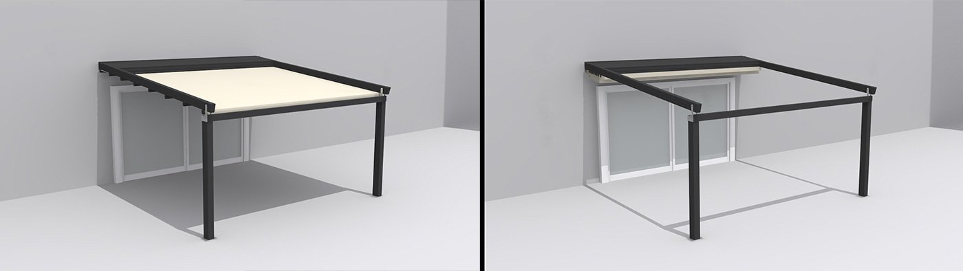 Detail Kanopi Tutup Buka