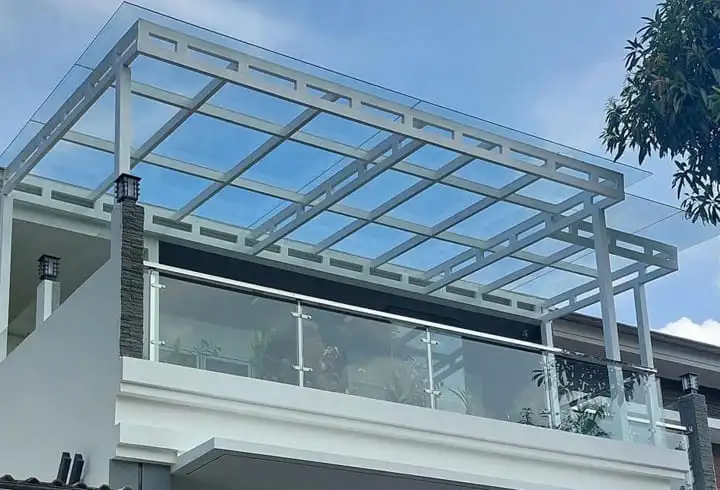Kanopi Kaca Mewah dan Modern