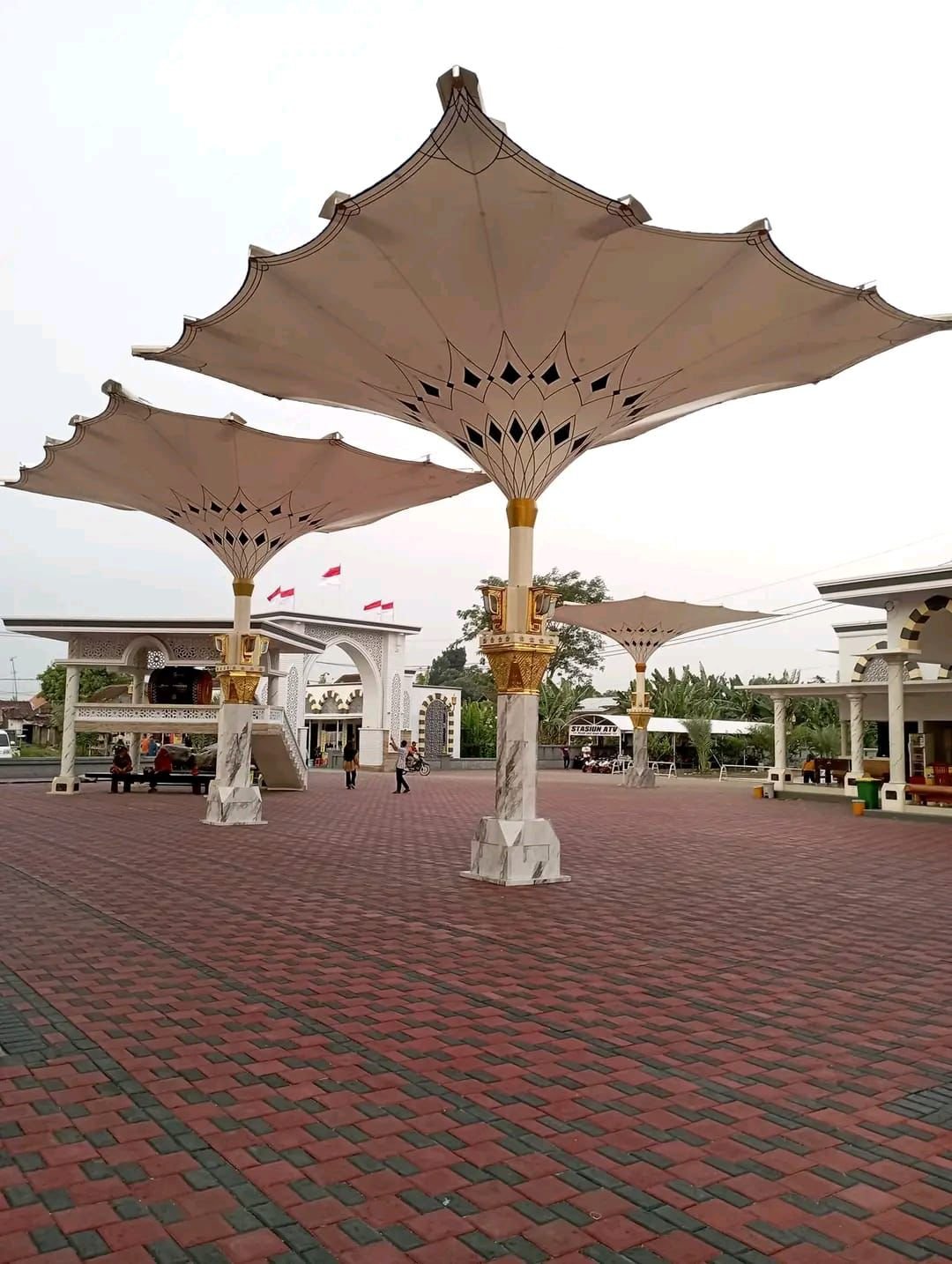 Atap Membran untuk Halaman Masjid